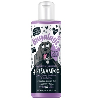 Bugalugs 4in1 Dog Shampoo - szampon uspokajający dla psa, z lawendą i rumiankiem, koncentrat 1:10