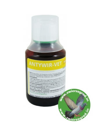 Centrum Zdrowia Gołębi AntyWir - Vet , Naturalna walka z wirusami 125 ml