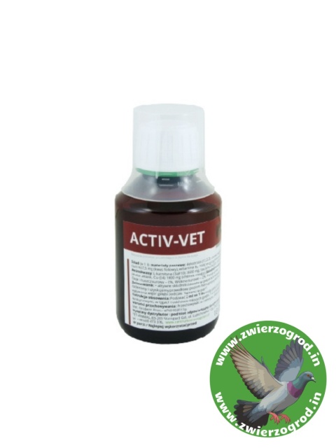 Centrum Zdrowia Gołębi Activ - Vet Wydolność, dotlenienie i forma lotowa 125 ml