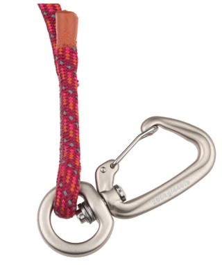 Hurtta Adjustable Rope Leash Eco Beetroot - regulowana smycz linka z miękkim uchwytem dla psa, malinowa 8mm