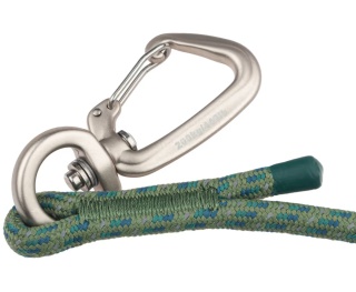 Hurtta Adjustable Rope Leash Eco Licorice - regulowana smycz linka z miękkim uchwytem dla psa, zielona 8mm