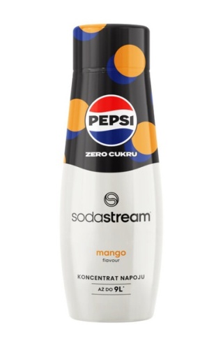 SodaStream Pepsi Mango Zero Cukru – syrop do wody | 440 ml