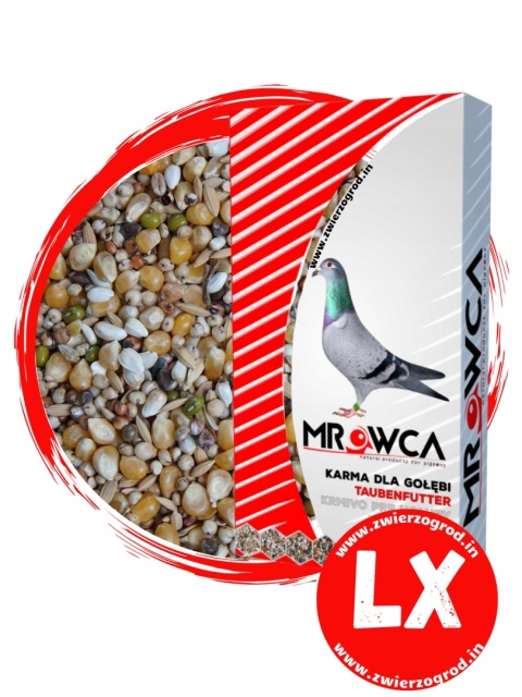 Mrowca LX – Lekkostrawna | Pełnoporcjowa mieszanka lekkostrawna dla gołębi 20 kg