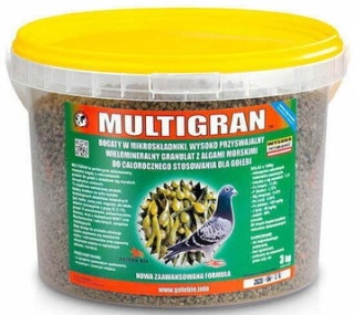 PATRON Multigran 3 kg – pełnoporcjowa mieszanka ziaren dla gołębi