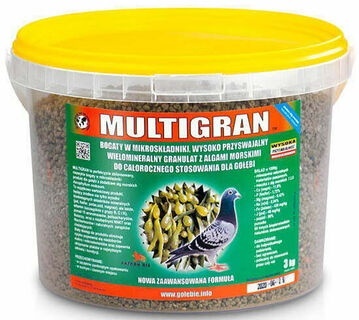 PATRON Multigran 3 kg – pełnoporcjowa mieszanka ziaren dla gołębi