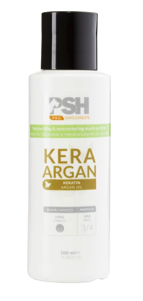 PSH Pro Kera-Argan Mask - nawilżająco-wygładzająca maska z keratyną i olejkiem arganowym, bez spłukiwania - 100ml