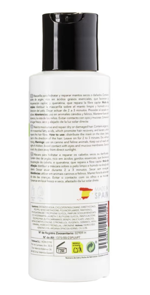 PSH Pro Kera-Argan Mask - nawilżająco-wygładzająca maska z keratyną i olejkiem arganowym, bez spłukiwania - 100ml