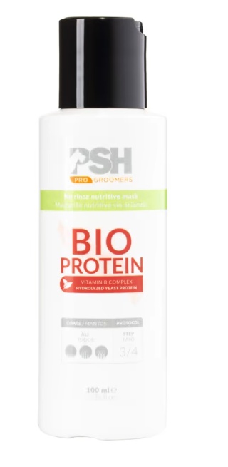PSH Pro Bio Protein Mask - proteinowa maska do zniszczonej sierści psa, bez spłukiwania - 100ml