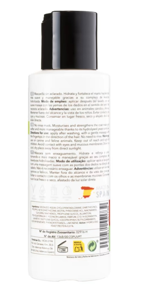 PSH Pro Bio Protein Mask - proteinowa maska do zniszczonej sierści psa, bez spłukiwania - 100ml