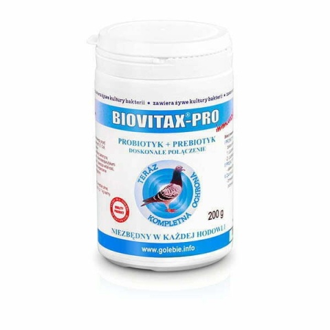 Patron BIOVITAX-PRO – probiotyk + prebiotyk dla gołębi | 200 g