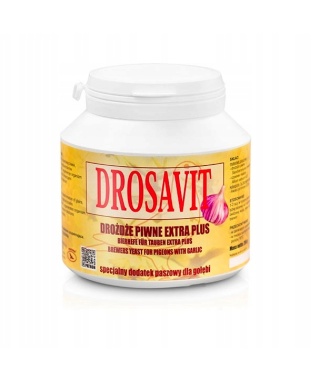 DROSAVIT 2 w 1 – drożdże piwne z czosnkiem dla gołębi | 250 g