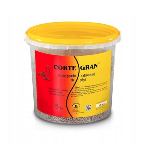 Patron CORTEGRAN – wielomineralna mieszanka z ekstraktami roślinnymi dla gołębi | 5 kg