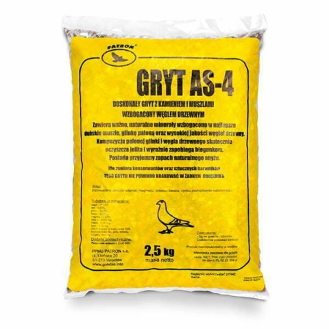 Patron Gryt AS-4 – gryt mineralny z olejkiem anyżowym i węglem drzewnym | 2,5 kg