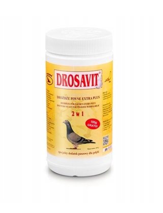 Patron DROSAVIT 2 w 1 – drożdże piwne z czosnkiem dla gołębi | 600 g