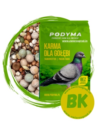 Podyma BEZ PSZENICY I KUKURYDZY – wysokobiałkowa mieszanka dla gołębi | 25 kg