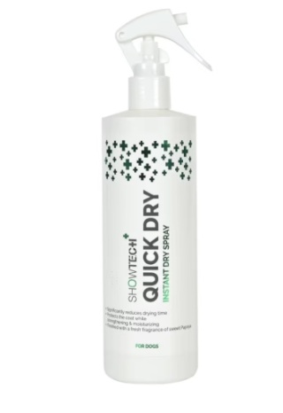 ShowTech Quick Dry Spray 400ml - preparat przyspieszający suszenie sierści, w sprayu
