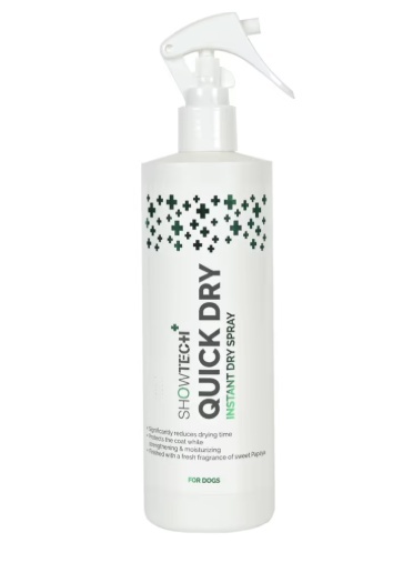 ShowTech Quick Dry Spray 400ml - preparat przyspieszający suszenie sierści, w sprayu