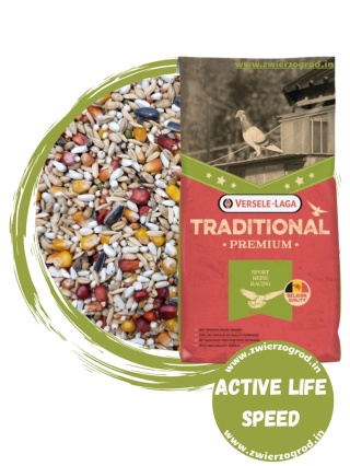 VERSELE LAGA Traditional Premium Active Life Speed Karma lotowa – krótkie dystanse (100–400 km) 20kg