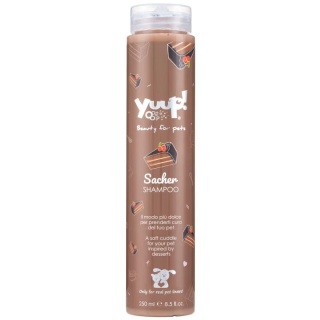 Yuup! - Sacher Shampoo 250ml - Perfumowany szampon dla psa i kota, tort czekoladowy