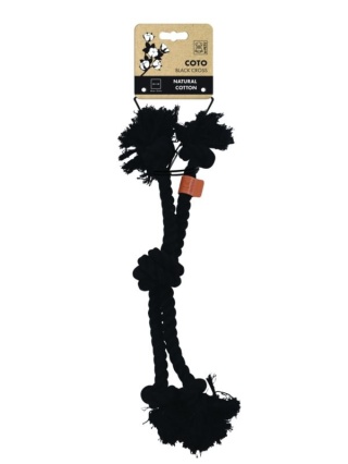 Zabawka COTO Cross – krzyżak dla psa | 60 cm | czarny