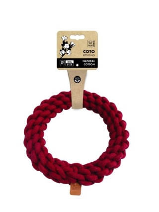 Zabawka COTO Ring – ring dla psa | 25 cm | czerwony