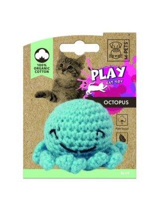 Zabawka KOT OCTOPUS – z kocimiętką | niebieska
