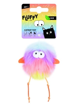 Zabawka FLUFFY Catnip BUB – pluszowa zabawka z kocimiętką dla kota