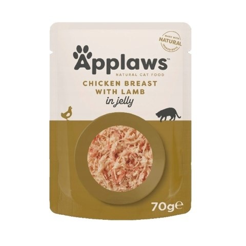 Applaws saszetka dla kota pierś z kurczaka z jagnięciną w galaretce 70 g