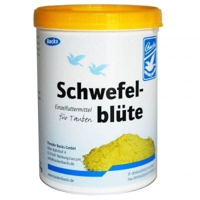 BACKS Schwefelblüte 600 g – kwiat siarczany dla gołębi