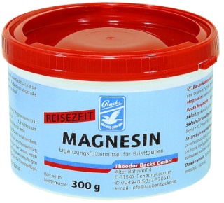 BACKS Magnesin 300 g – magnez, potas, sód i witamina C dla gołębi
