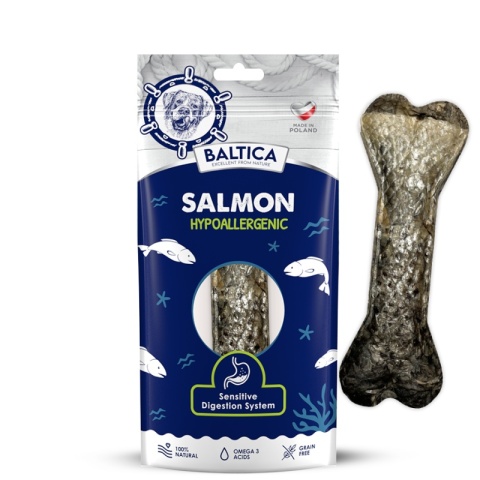 BALTICA EXCELLENT Bone Snack Hypoallergenic – 1 szt. Hipoalergiczny, rybny gryzak wspierający zęby i wrażliwy układ pokarmowy