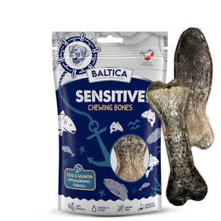 BALTICA EXCELLENT Bone Snack Sensitive Cod & Salmon – 2 szt. Naturalne, hipoalergiczne gryzaki dla psów wrażliwych