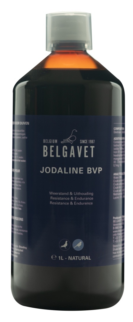 BELGAVET Jodaline BVP Super Elixir 1 l – jod i pierwiastki śladowe dla gołębi pocztowych