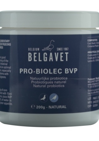 BELGAVET Pro-Biolec BVP – naturalny probiotyk dla gołębi 200g 