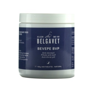 BELGAVET Bevepe 400 tabl. – tabletki przeciw pragnieniu dla gołębi pocztowych