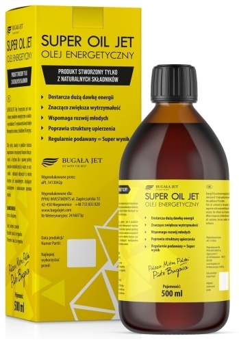 Bugała Jet SUPER OIL JET Olej Energetyczny 500 ml