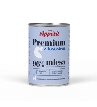 Comfy Appetit Premium Łosoś 400 g – Mokra karma pełnoporcjowa dla psów