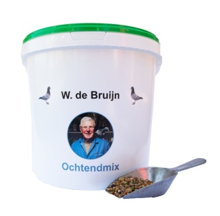 DE PATAGOON OCHTENDMIX W. de Bruijn 10 L – kompletna mieszanka grytu, minerałów i nasion dla gołębi