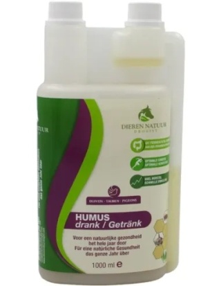DHP Cultura HUMUS DRANK 1000ml – naturalne wsparcie zdrowia i kondycji gołębi