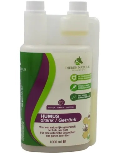 DHP Cultura HUMUS DRANK 1000ml – naturalne wsparcie zdrowia i kondycji gołębi