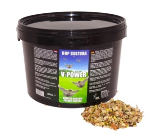 DHP CULTURA V-POWER 2,5 L – energetyczna mieszanka dla gołębi na wymagające loty