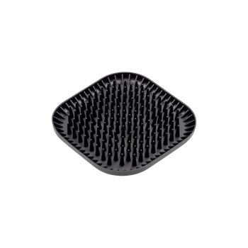 Fiboo Jeżomiska – Miskomata do Lizania spowalniająca jedzenie  czarna – 19 x 19 cm 