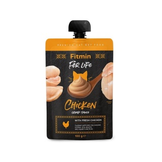Fitmin For Life Cat Pouch Cream Sauce – Chicken 100 g