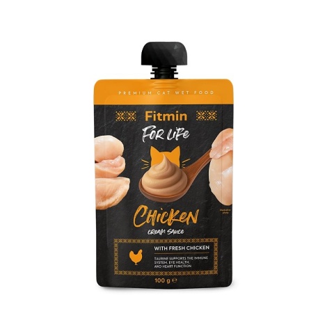 Fitmin For Life Cat Pouch Cream Sauce – Chicken 100 g