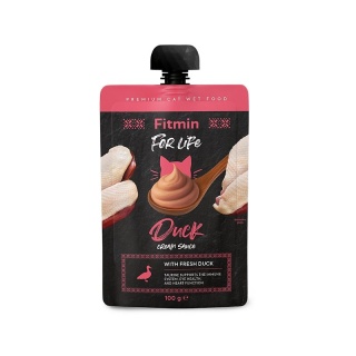 Fitmin For Life Cat Pouch Cream Sauce – Duck 100 g