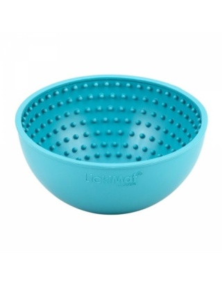 LickiMat WOBBLE miska jeżyk miękka turkusowa dwustronna