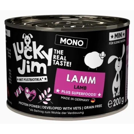 Lucky Jim Mono Mini Adult Jagnięcina puszka 200g