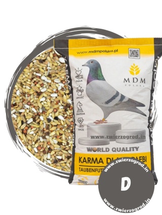 MDM D „Super spoczynkowa” – lekka mieszanka dla gołębi | okres regeneracji i odpoczynku 25kg