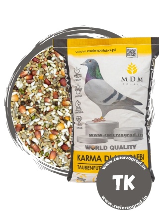 MDM TK „Top Kondycja” – odżywka sportowa dla gołębi | całoroczna forma i wydolność 25kg