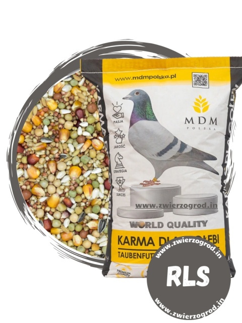MDM RLS Karma dla gołębi rozpłodowo-lotowa 25 kg – siła, energia i płodność w jednym worku